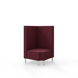 Modulsofa Snake hjørne 90° R12 treben sh 43 medium rygg