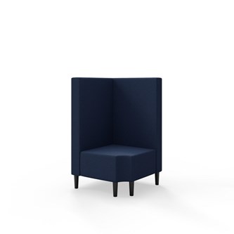 Modulsofa Snake hjørne 90° R12 treben sh 43 medium rygg