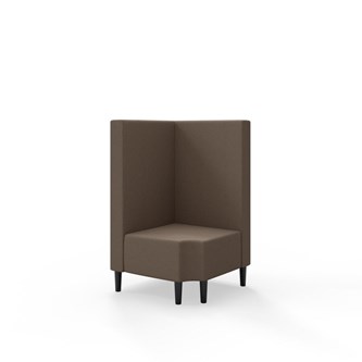 Modulsofa Snake hjørne 90° R12 treben sh 43 medium rygg