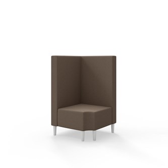 Modulsofa Snake hjørne 90° R12 treben sh 43 medium rygg