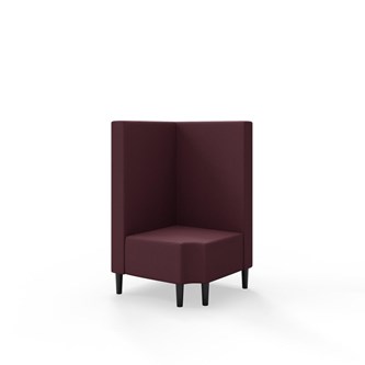 Modulsofa Snake hjørne 90° R12 treben sh 43 medium rygg