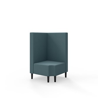Modulsofa Snake hjørne 90° R12 treben sh 43 medium rygg