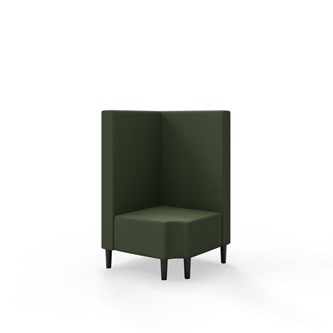 Modulsofa Snake hjørne 90° R12 treben sh 43 medium rygg