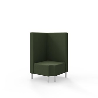 Modulsofa Snake hjørne 90° R12 treben sh 43 medium rygg