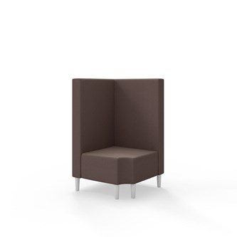 Modulsofa Snake hjørne 90° R12 treben sh 43 medium rygg