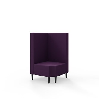 Modulsofa Snake hjørne 90° R12 treben sh 43 medium rygg