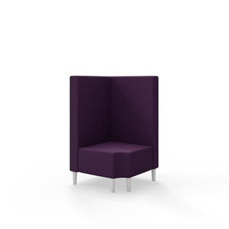 Modulsofa Snake hjørne 90° R12 treben sh 43 medium rygg