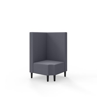 Modulsofa Snake hjørne 90° R12 treben sh 43 medium rygg