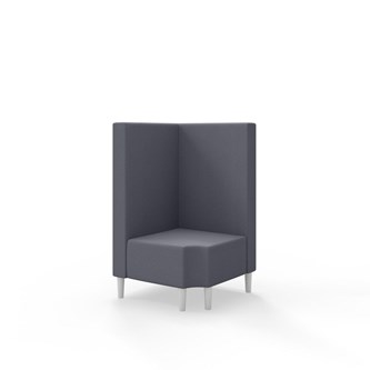 Modulsofa Snake hjørne 90° R12 treben sh 43 medium rygg