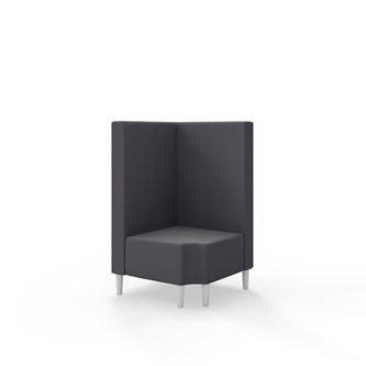 Modulsofa Snake hjørne 90° R12 treben sh 43 medium rygg
