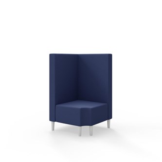 Modulsofa Snake hjørne 90° R12 treben sh 43 medium rygg