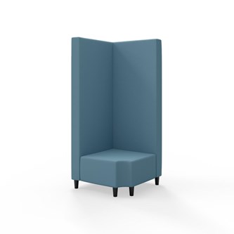 Modulsofa Snake hjørne 90° R12 treben sh 37,5 høy rygg