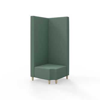 Modulsofa Snake hjørne 90° R12 treben sh 37,5 høy rygg