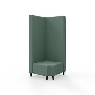 Modulsofa Snake hjørne 90° R12 treben sh 37,5 høy rygg