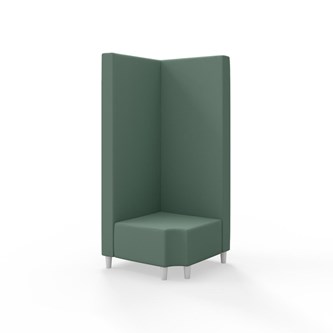 Modulsofa Snake hjørne 90° R12 treben sh 37,5 høy rygg
