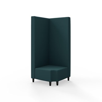 Modulsofa Snake hjørne 90° R12 treben sh 37,5 høy rygg