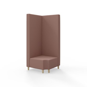 Modulsofa Snake hjørne 90° R12 treben sh 37,5 høy rygg