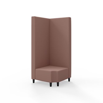 Modulsofa Snake hjørne 90° R12 treben sh 37,5 høy rygg