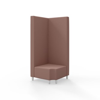 Modulsofa Snake hjørne 90° R12 treben sh 37,5 høy rygg