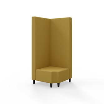 Modulsofa Snake hjørne 90° R12 treben sh 37,5 høy rygg