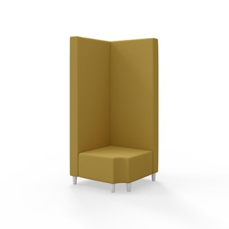 Modulsofa Snake hjørne 90° R12 treben sh 37,5 høy rygg