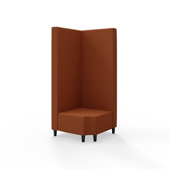 Modulsofa Snake hjørne 90° R12 treben sh 37,5 høy rygg