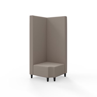 Modulsofa Snake hjørne 90° R12 treben sh 37,5 høy rygg