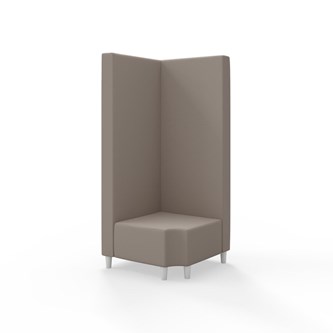 Modulsofa Snake hjørne 90° R12 treben sh 37,5 høy rygg