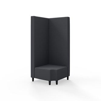 Modulsofa Snake hjørne 90° R12 treben sh 37,5 høy rygg