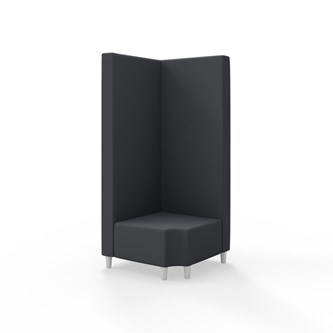Modulsofa Snake hjørne 90° R12 treben sh 37,5 høy rygg
