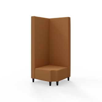 Modulsofa Snake hjørne 90° R12 treben sh 37,5 høy rygg