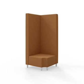 Modulsofa Snake hjørne 90° R12 treben sh 37,5 høy rygg