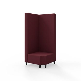 Modulsofa Snake hjørne 90° R12 treben sh 37,5 høy rygg