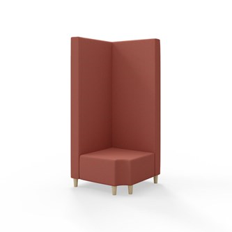 Modulsofa Snake hjørne 90° R12 treben sh 37,5 høy rygg