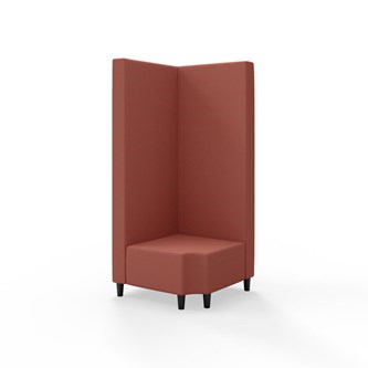 Modulsofa Snake hjørne 90° R12 treben sh 37,5 høy rygg