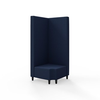 Modulsofa Snake hjørne 90° R12 treben sh 37,5 høy rygg