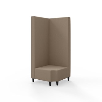 Modulsofa Snake hjørne 90° R12 treben sh 37,5 høy rygg