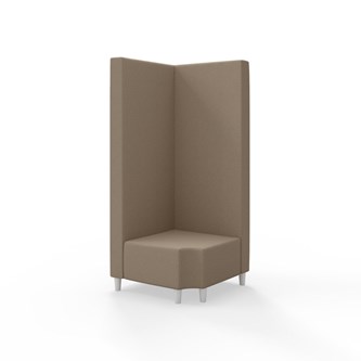 Modulsofa Snake hjørne 90° R12 treben sh 37,5 høy rygg