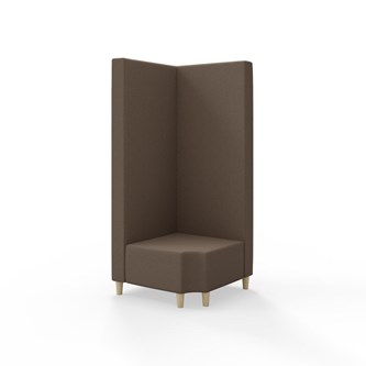 Modulsofa Snake hjørne 90° R12 treben sh 37,5 høy rygg