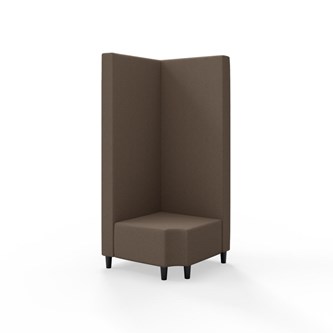 Modulsofa Snake hjørne 90° R12 treben sh 37,5 høy rygg