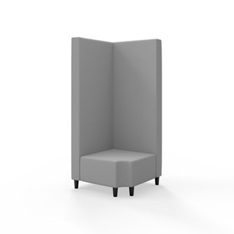 Modulsofa Snake hjørne 90° R12 treben sh 37,5 høy rygg