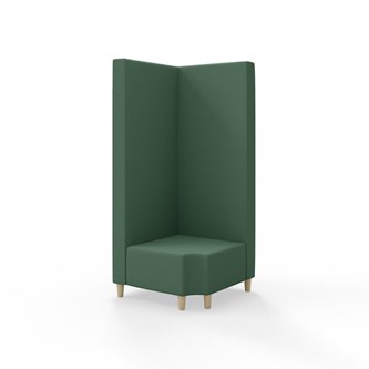 Modulsofa Snake hjørne 90° R12 treben sh 37,5 høy rygg