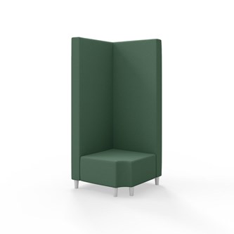 Modulsofa Snake hjørne 90° R12 treben sh 37,5 høy rygg