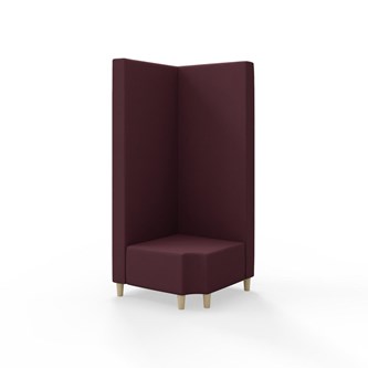 Modulsofa Snake hjørne 90° R12 treben sh 37,5 høy rygg