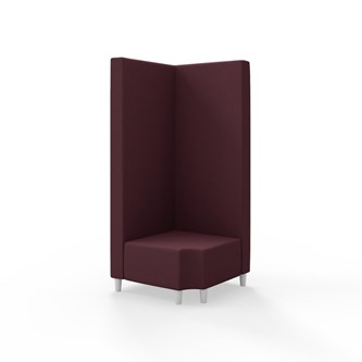 Modulsofa Snake hjørne 90° R12 treben sh 37,5 høy rygg