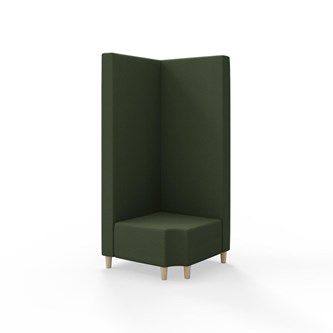 Modulsofa Snake hjørne 90° R12 treben sh 37,5 høy rygg