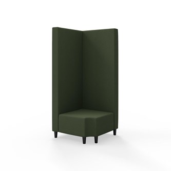 Modulsofa Snake hjørne 90° R12 treben sh 37,5 høy rygg