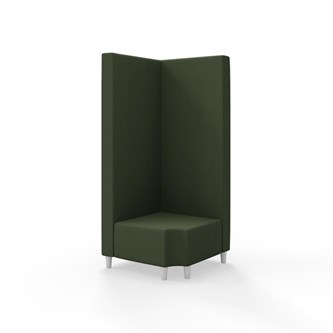 Modulsofa Snake hjørne 90° R12 treben sh 37,5 høy rygg