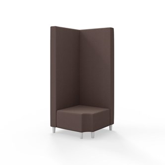 Modulsofa Snake hjørne 90° R12 treben sh 37,5 høy rygg