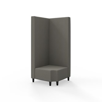 Modulsofa Snake hjørne 90° R12 treben sh 37,5 høy rygg
